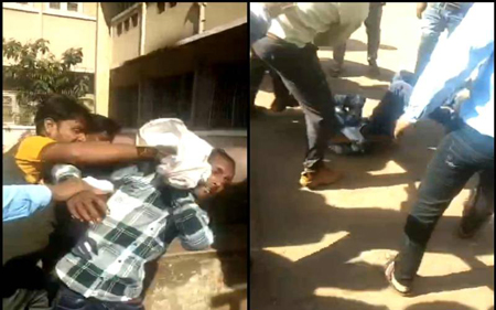 टॉयलेट कर रही महिलाओं की वीडियो बना रहा था युवक, लोगों ने रंगे हाथों पकड़ा और जमकर पीटा