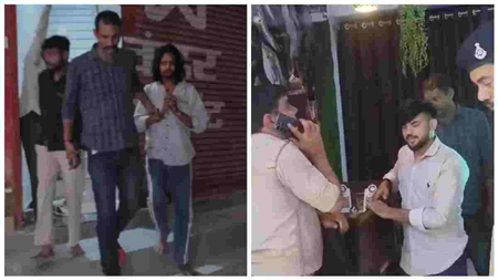 स्पा सेंटर पर आधी रात पुलिस का छापा: दो युवक हिरासत में, नाबालिग लड़की को किया गया रेस्क्यू