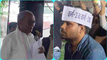 नेता को उठा ले गई पुलिस, दिग्विजय ने हड़ताल की दी चेतावनी