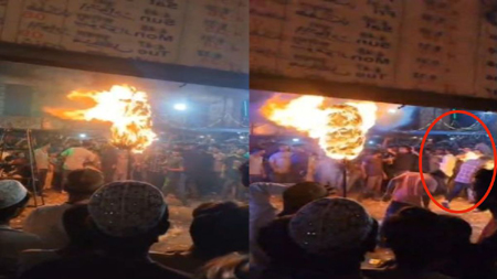 मुहर्रम जुलूस में स्टंट पड़ा भारीः युवक के मुंह और गले के अंदर फैली आग, हालत गंभीर, वीडियो वायरल