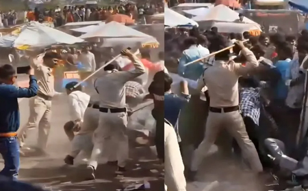 भगोरिया मेले में युवतियों से छेड़छाड़ करने वाले ‘छपरियों’ पर बरसीं लाठियां