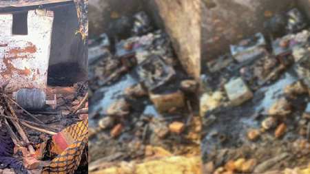 भीषण हादसा: सिलेंडर फटने से एक ही परिवार के 4 सदस्य जिंदा जले, मासूम भी शामिल