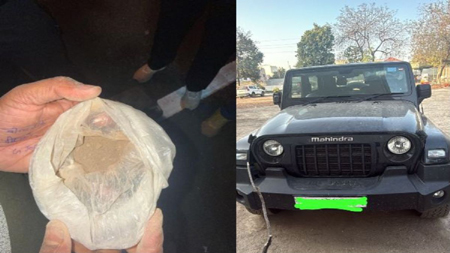 बड़ी कार्रवाईः टोल प्लाजा पर 2 तस्कर से 2 करोड 46 लाख की हेरोइन जब्त