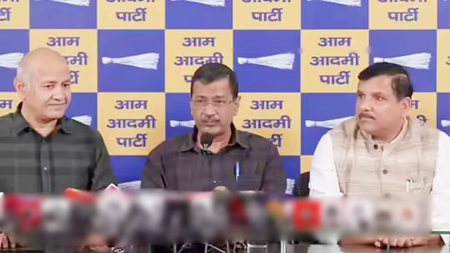 केजरीवाल की प्रेस कॉन्फ्रेंस : बोले- मोदी-शाह ने हमारे खिलाफ षड़यंत्र रचा; दम है तो दिल्ली में चुनाव करवाए
