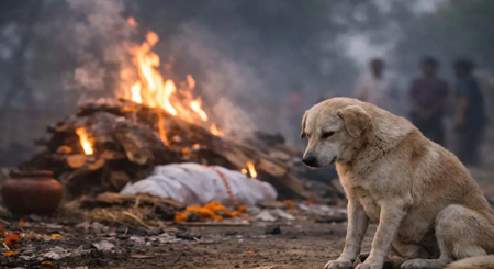 मालिक की मौत के बाद कुत्ते की वफादारी देख पिघला दिल, अन्न-जल त्यागा, नहीं छोड़ी चिता