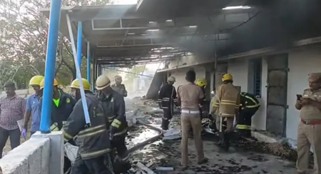 विरुधुनगर की पटाखा फैक्ट्री में धमाका, 19 श्रमिकों की मौत