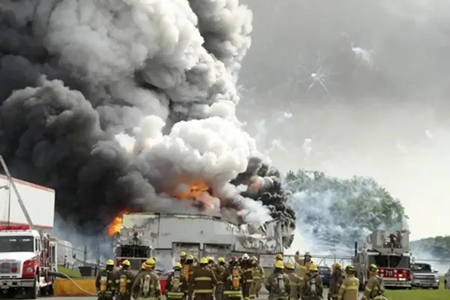 दर्दनाक हादसा : पटाखा फैक्ट्री में जबरदस्त धमाका, 18 की मौत, सैकड़ों फीट दूर गिरे शव-