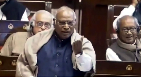 56 इंच की छाती का क्या फायदा? राज्यसभा में मल्लिकार्जुन खरगे के बयान से मचा बवाल