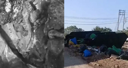 अस्पताल में 2 नवजातों के मिले अधजले शव, पुरानी टंकी में कचरे के साथ फेंके गए थे