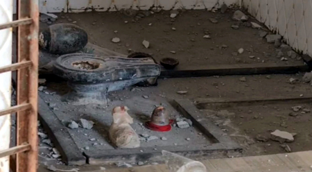 बुरहानपुर में शिव मंदिर में तोड़फोड़, ग्रामीणों का फूटा गुस्सा